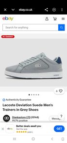 lacoste trainers
