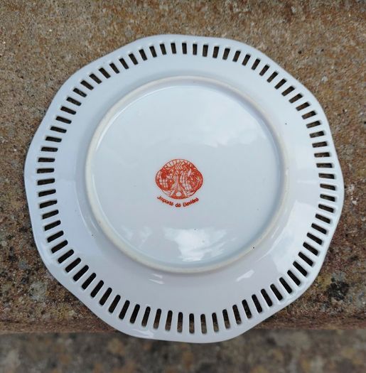 2 Fancy Painted Side Plates (used).