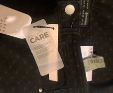 High waisted design jeans