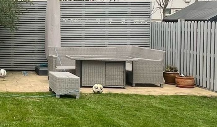 Kettler 6 seater sofa and fire pit table