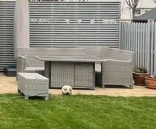Kettler 6 seater sofa and fire pit table