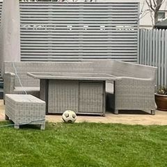 Kettler 6 seater sofa and fire pit table
