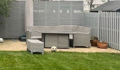 Kettler 6 seater sofa and fire pit table