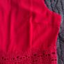 TY Ball / Debs Long Red Dress  Age 14-15 Image 4