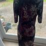 Wax Velveteen Dress Image 3