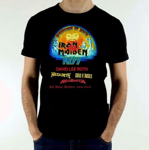 Monsters Of Rock Tee Donington Park UK 1988 Reprint Size Large