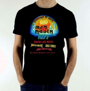 Monsters Of Rock Tee Donington Park UK 1988 Reprint Size Large