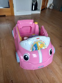 Fisher-Price Laugh & Learn Crawl Around Learning Car - Pink