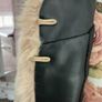 jacket faux fur Zara beige edge to edge jacket large Image 3