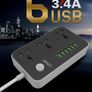 New Power Strip with 3 AC Sockets + 6 USB Ports Image 5