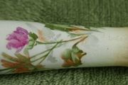 Antique Silver Plated With Hand Painted Ceramic Handle SPOON length 12"
