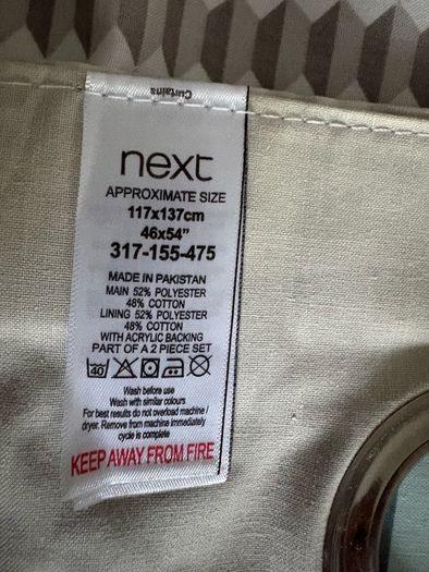 Next blackout eyelet curtains