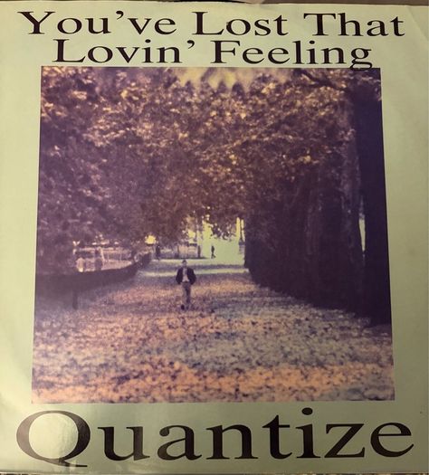 Quantize Youve Lost That Lovin Feeling 12inch Vinyl 1988 UK Passion