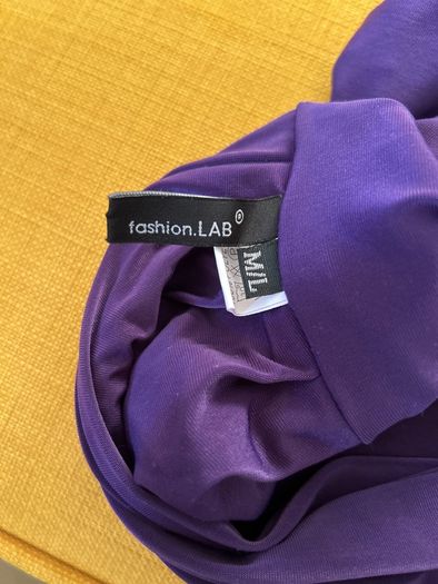 Fashion LAB purple backless tunic/mini dress