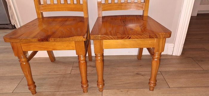 Dining table and chairs