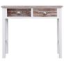 Console Table Brown 90x30x77 cm Wood Image 4