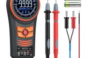 Auto Ranging TRMS 6000 Count Digital Multimeter - CAT III 600V Safety Voltage Tester for AC/DC Voltage &amp; Current Resistance Capacitance Frequency Temperature NCV &amp; Continuity with Flashlight
