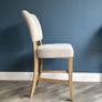 EZ Living Ava Beige Linen Look Fabric Barstool Image 2