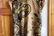 ZARA Ladies Green / brown tones top M 12 includes post