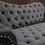 Elegance 3+2 Grey Fabric Sofa Set Image 4