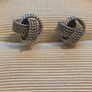 925 Sterling Silver Knot Earrings Image 3