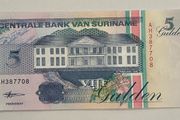 Suriname 5 Gulden 1998 Banknote
