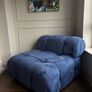 Teddy fabric Bella chair Image 4