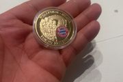 coin fc Bayern munchen gold plated