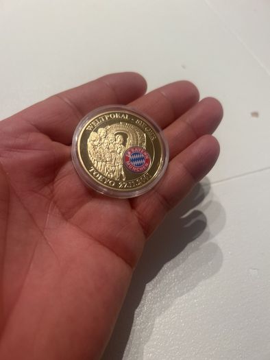 coin fc Bayern munchen gold plated