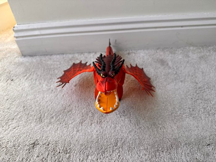 How To Train Your Dragon HookFang Dragon Blaster Action Figure 35 cm. Damaged Head Used Please see photos