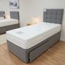 Single bed and mattress having headboard Image 2