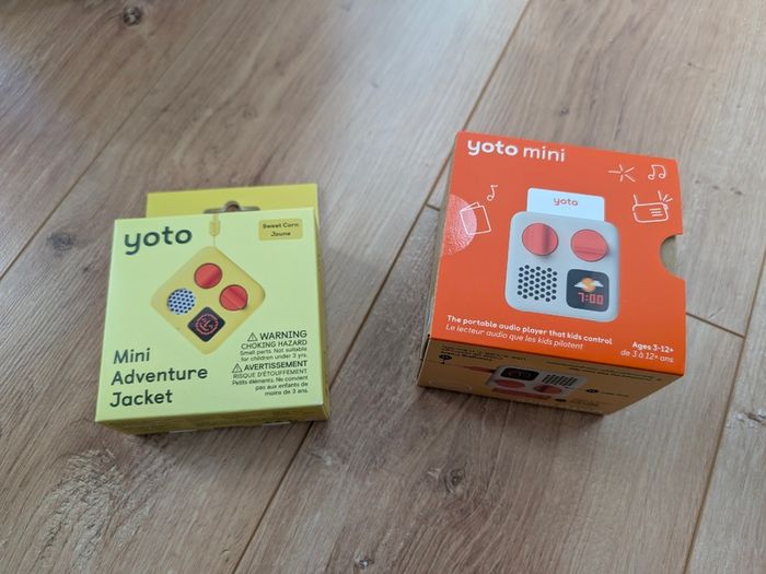 New Yoto Mini + yellow case