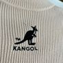Kangol x H&M Cream Ribbed Knit Turtle Neck Sweater XS Image 3