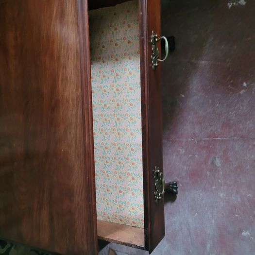 Antique irish georgian mahogany side table