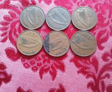 Group Ireland One Penny Coins