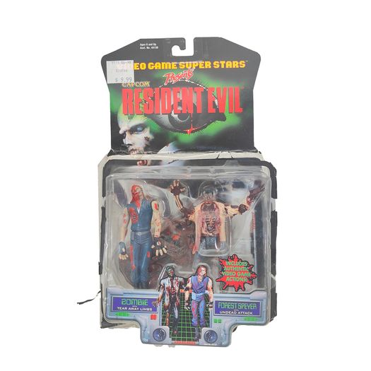 Resident Evil Zombie and Forest Speyer Toy Biz Video Game Super Stars