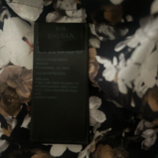 Allsaints Floral Tunic Dress UK 8