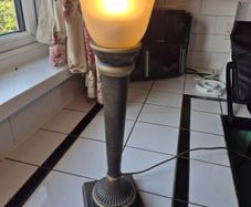 Lamp Vintage Marks&Spencers verdigris Torque Table lamp
