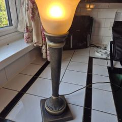 Lamp Vintage Marks&Spencers verdigris Torque Table lamp