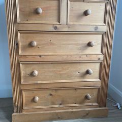 Pair of Solid Pine Chest of Drawers 220