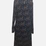 Black Multicoloured Geometric Floral Print Long Sleeve  Jersey Dress Uk 26 BNWTS price includes postage Image 6
