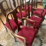 6 antique dining chairs Image 2