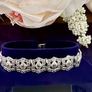 Vintage Art Deco Sterling Silver Marcasite Link Bracelet Image 4