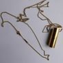 Celine Gift Box Cylinder Pendant  Necklace length 36" Image 5
