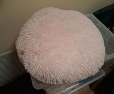 Pink cushion