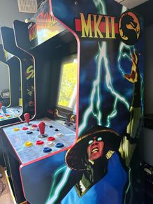 arcade 1Up mortal kombat 2 plus stool