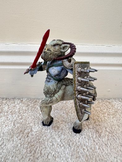 ELC Centaur Goat Mythical Creature Warrior Tower Of Doom Darkness Fantasy Figure approx. 13 cm. Used Please see photos