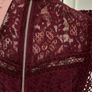 Bnwt burgundy lace detail occasion dress size 14 Image 8