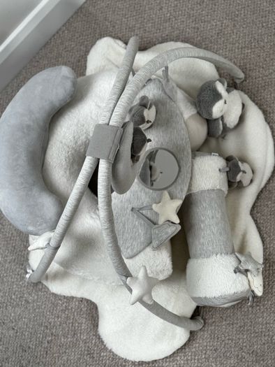 Wish Upon a Cloud Playmat Bundle with Tummy Time Roll, Sit & Play