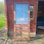 teak double doors Image 2